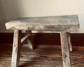 Primitive Mini Wooden Stool