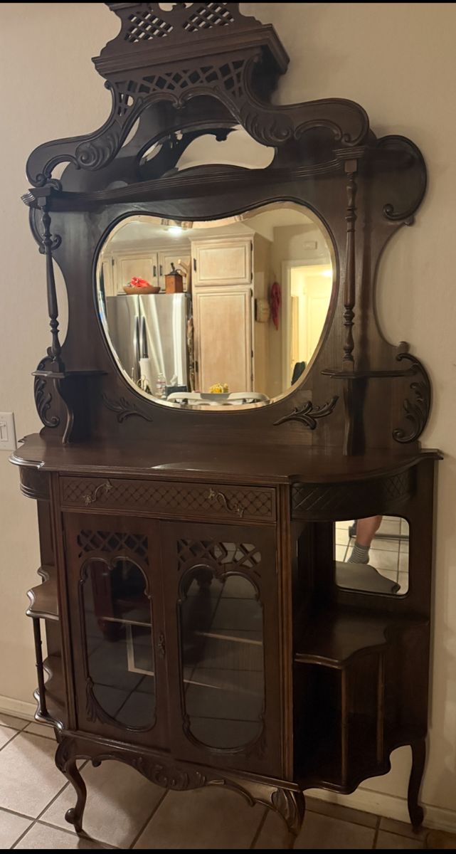 antique hutch