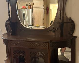 antique hutch