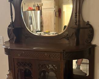 antique hutch