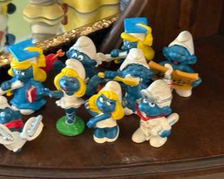 smurf figures