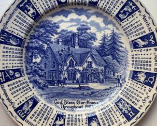 Vintage 1982 astrological plate