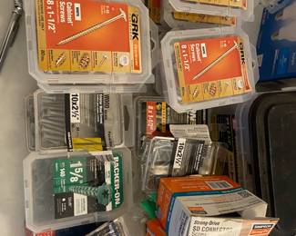 Screws in original packaging 