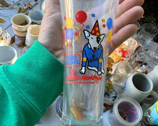 Spud McKenzie vintage budlight beer glass