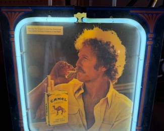 Camel Cigarettes vintage working neon sign