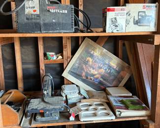 Craftsman compressor and table jigsaw