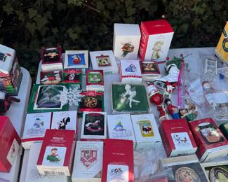 Xmas decorations and ornaments 