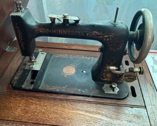 Vintage Minnesota brand sewing machine 