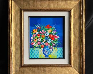 Les Fleurs le Soir by Jean-Claude Picot