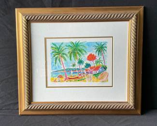 Plage des Caraibes by Jean-Claude Picot