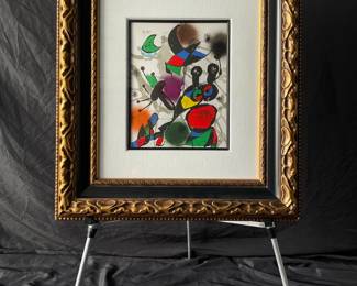 Lithograph II by Joan Miro