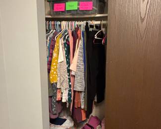 Lots of clothing items, shoes and accessories!