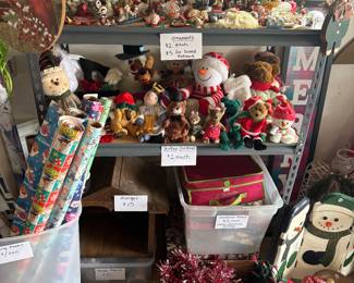Holiday decor and supplies