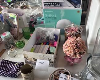 Office Supplies, Iron, Humidifier, drink dispenser, sewing machine