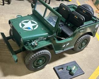 Toy, electric Jeep