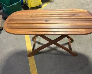 Teak table