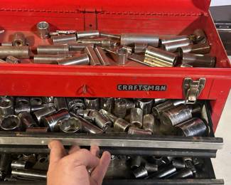 Craftsman toolbox of sockets