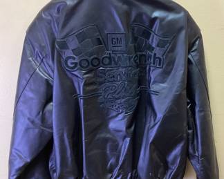 DALE EARNHARDT WINSTON CUP SERIES JH DESIGN LEATHER JACKET IN LIKE NEW CONDITION, SIZE XL,