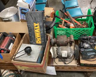 CHOICE OFF TABLE, BUFFERS, JIGSAWS, SAWZALL, H HANDTOOLS NO SHIPPING PICKUP ONLY