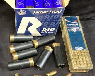 ASSORTED AMMO, 12 GAUGE, .22cal & 380cal