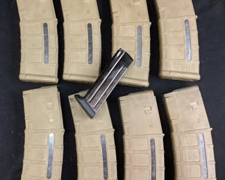 (8) 5.62mm MAGAZINES & (1) 9mm MAGAZINE