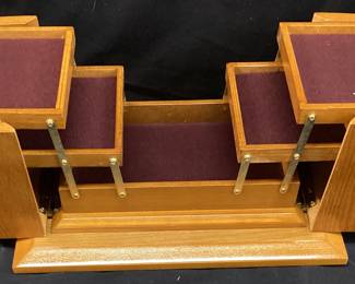 1997 CAMEL CIGARETTES WOOD JEWELRY BOX BY THOMAS PACCONI, NEW IN BOX
