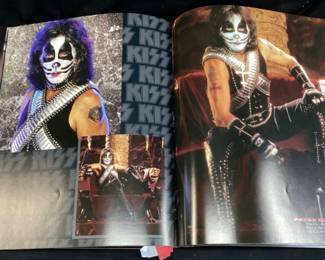 2 KISS CONCERT T SHIRTS & 3 PROGRAMS, 1996-97 ALIVE WORLDWIDE T & PROGRAM, 2000 FAREWELL T & PROGRAM, END OF THE WORLD PROGRAM, RIP ACE FREHLEY
