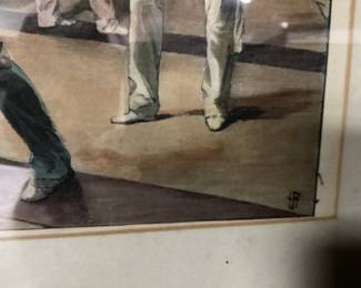  CHOICE OF TWO CABINETS, ARTWORK, CANNING JARS, HARDWARE, MINIATURES