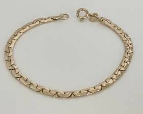14K Gold Bracelet - 7" (3.1 Grams)