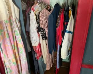 There are so much unique ladies clothing, all Vintage