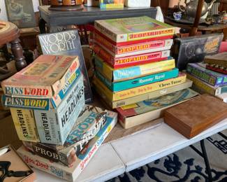 Vintage board games