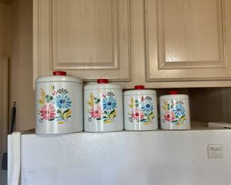 Vintage canister set