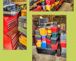 Just what you need for all those tools - toolboxes!