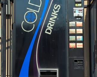 Crane National Vendors Cold Drink Vending Machine, Powers On
