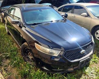 2013 Ford Taurus Police Sedan Car, AWD, VIN# 1FAHP2MT5DG130518, Last Recorded Mileage 76,687, Kansas Title