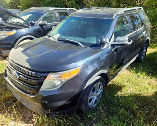 2013 Ford Explorer Police 4WD Sport Utility 4-DR SUV, VIN# 1FM5K8AR1DGA31374, Last Recorded Mileage 142,798, Kansas Title