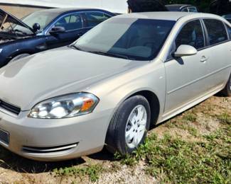 2010 Chevrolet Impala Gold Sedan Car, VIN# 2G1WA5EK7A1220605, Last Recorded Mileage 90,582, Kansas Title