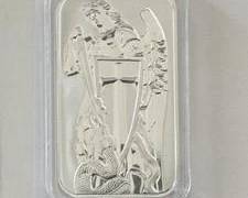 Scottsdale Mint 1 Ounce .999 Fine Silver "Michael the Archangel" Silver Bar in Gem Condition