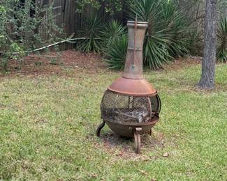 outdoor burn pit