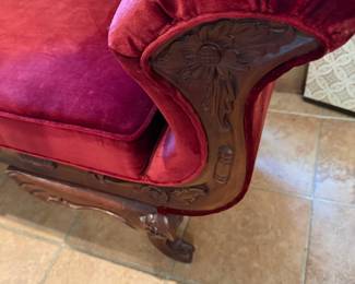 Antique Victorian Loveseat 3