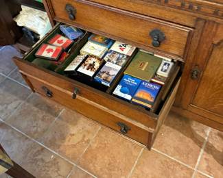 Antique Oak Sideboard 7