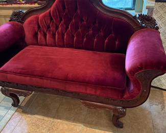 Antique Victorian Loveseat
