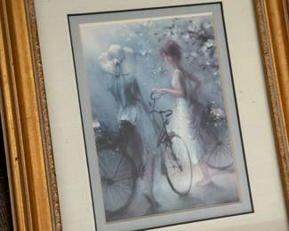 girls riding bikes picture
