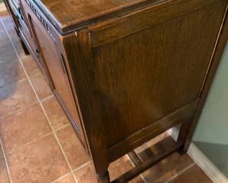 Antique Oak Sideboard 4