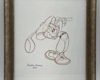 1941 disney framed art