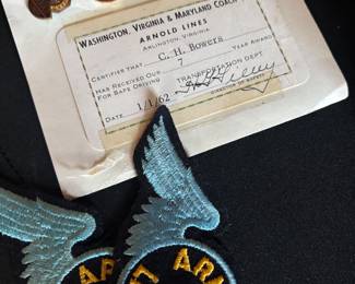 Vintage Arnold Lines Bus Driver Memorabilia (1962)