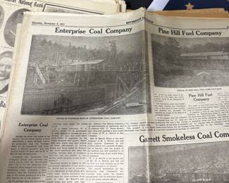 Antique Scrapbook – Historic Meyersdale Newspapers & 1856 Marriage Certificate