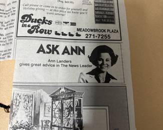 Antique Scrapbook – Historic Meyersdale Newspapers & 1856 Marriage Certificate