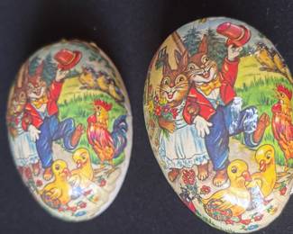 Vintage Paper Mache Easter Egg
