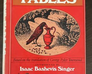 Vintage Classic – Æsop’s Fables
1968 Nelson Doubleday edition.
Introduced by Isaac Bashevis Singer.
Illustrated; red and black dust jacket
